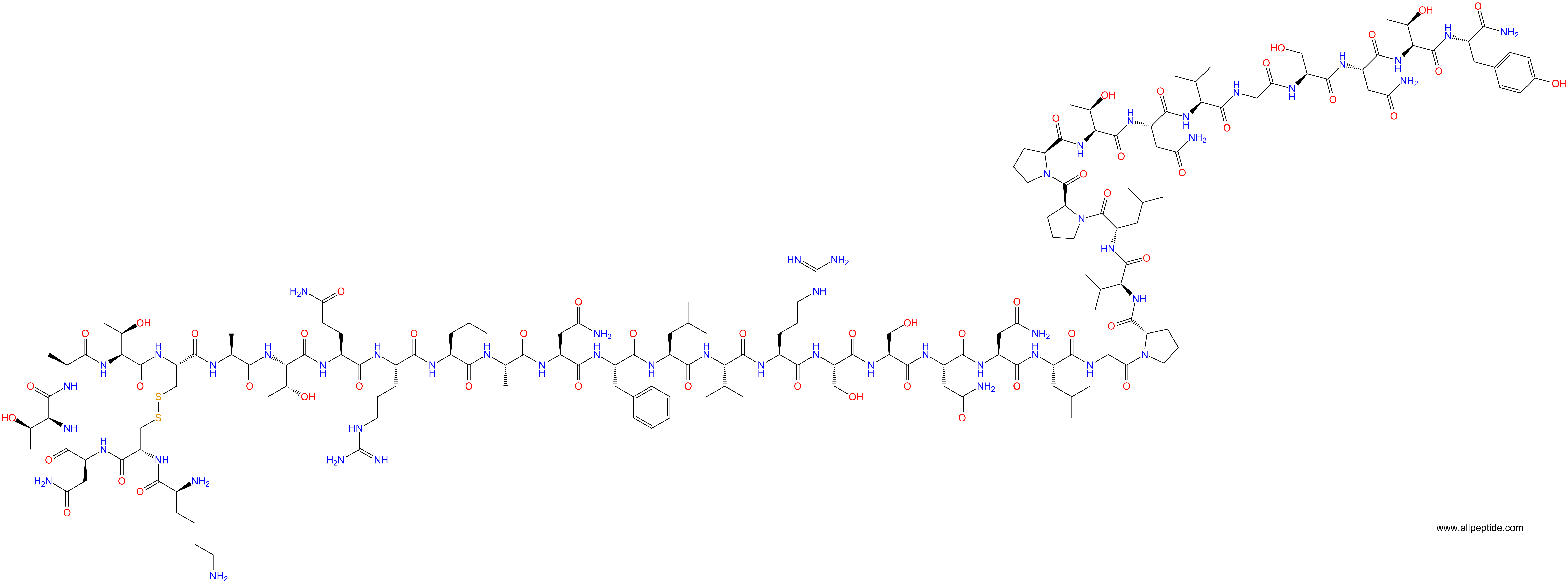 專肽生物產(chǎn)品胰淀素：Amylin (mouse, rat)、Amylin, amide, rat124447-81-0