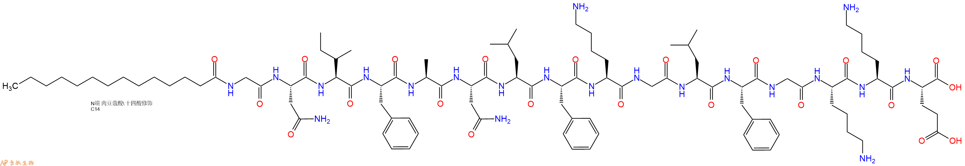 專肽生物產(chǎn)品ADP-核糖基化因子：Myristoylated ADP - Ribosylation Factor 1, myr - A